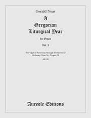 A Gregorian Liturgical Year for Organ - Vol. 3 