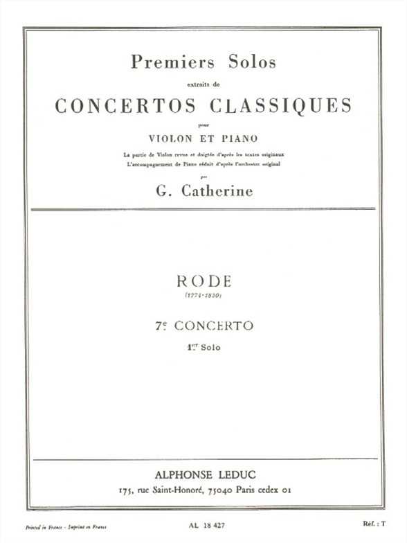 7th Concerto - 1st Solo 