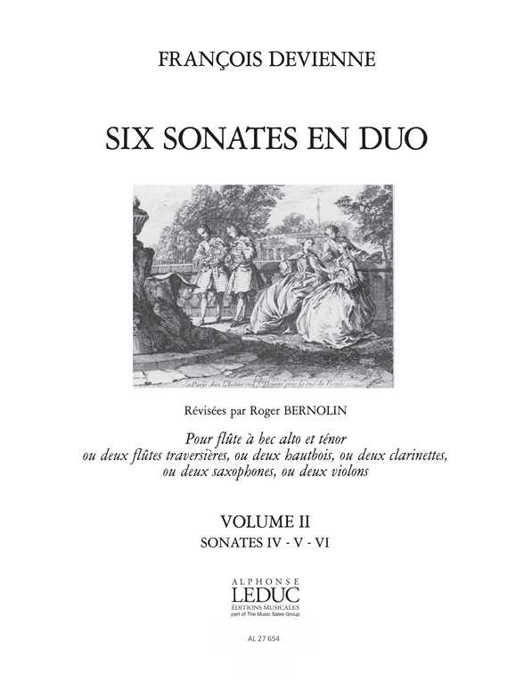 François Devienne: 6 Sonates en Duo Vol.2 