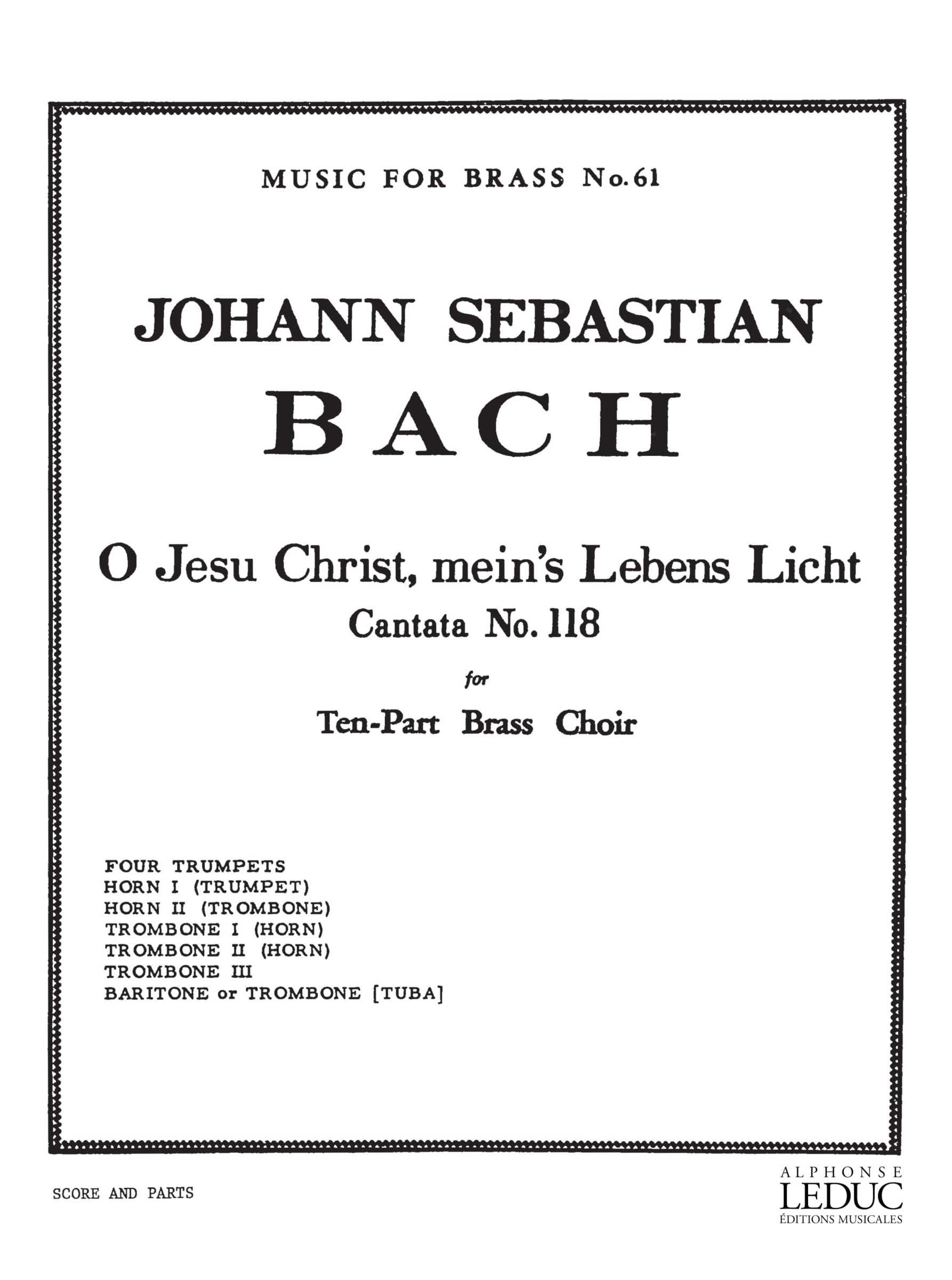 Cantata No.118 