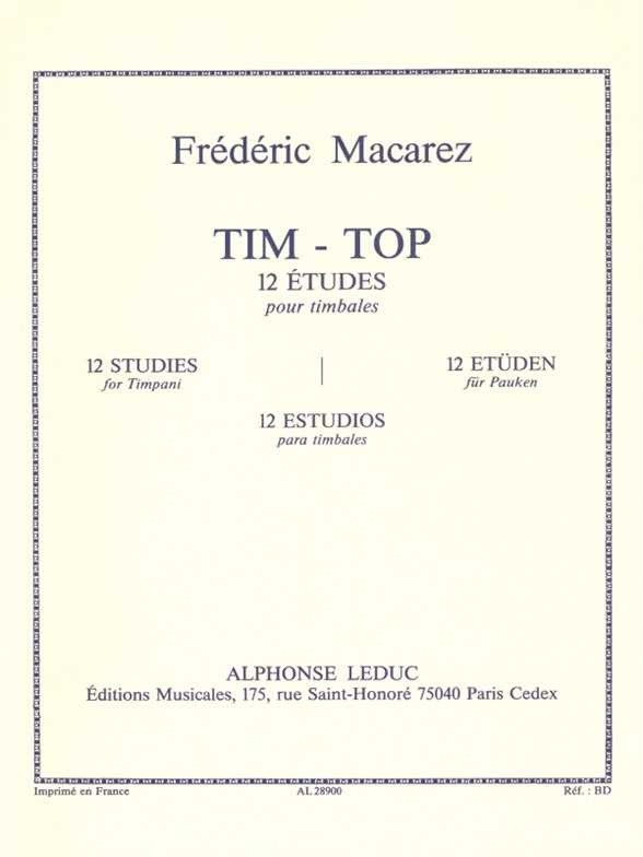 Tim-Top -12 Etudes 