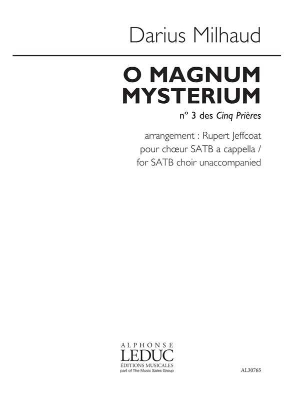 O Magnum Mysterium 