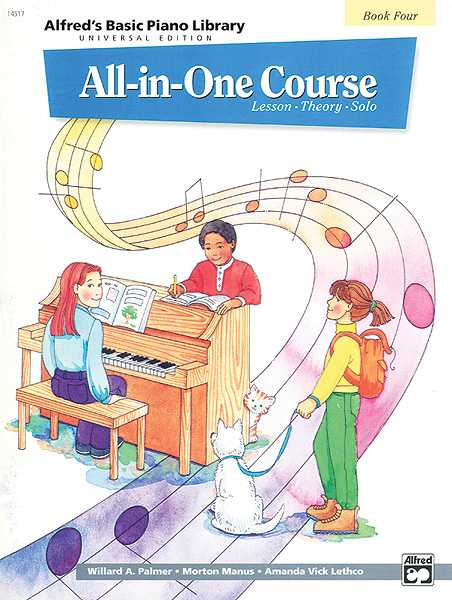 Alfred's Basic Piano Library All In Course 4 Universal Edition