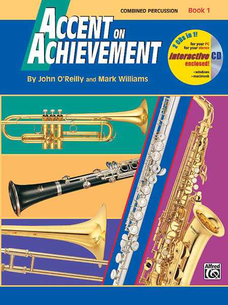Accent On Achievement, Book 1 (Percussion) Combined Percussion Snare Drum, Bass Drum, Accessories and Mallet Percussion
