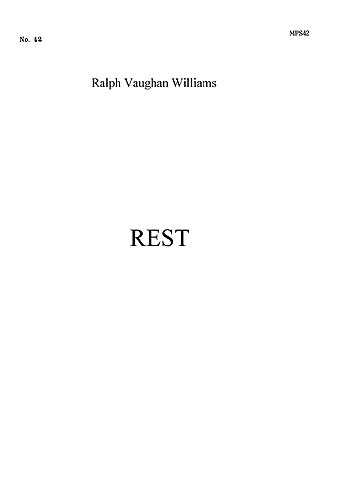 Ralph Vaughan Williams: Rest 