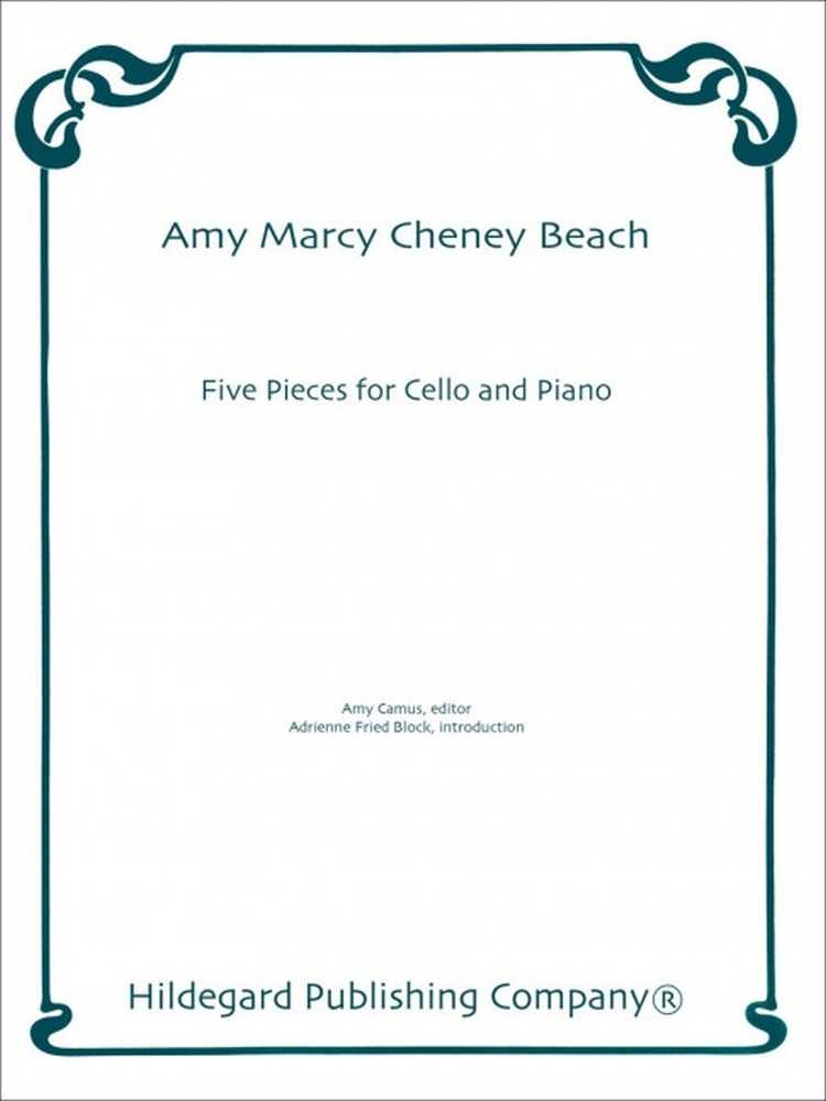 Five Pieces for Cello and Piano 