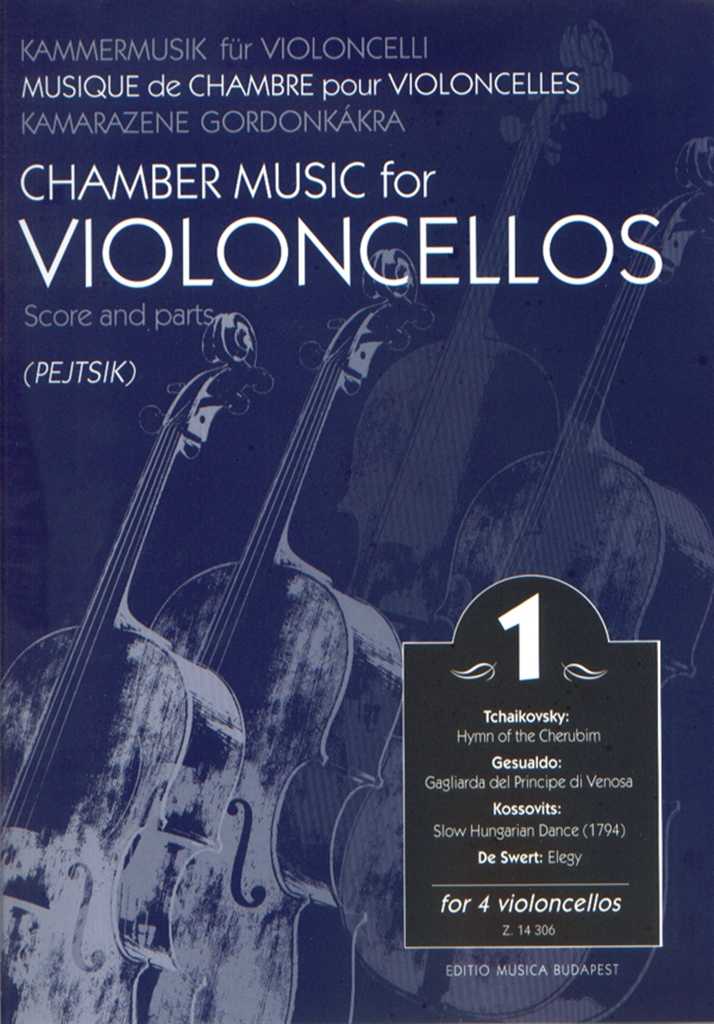 Chamber Music for/ Kammermusik für Violoncelli 1 for 4 violoncellos