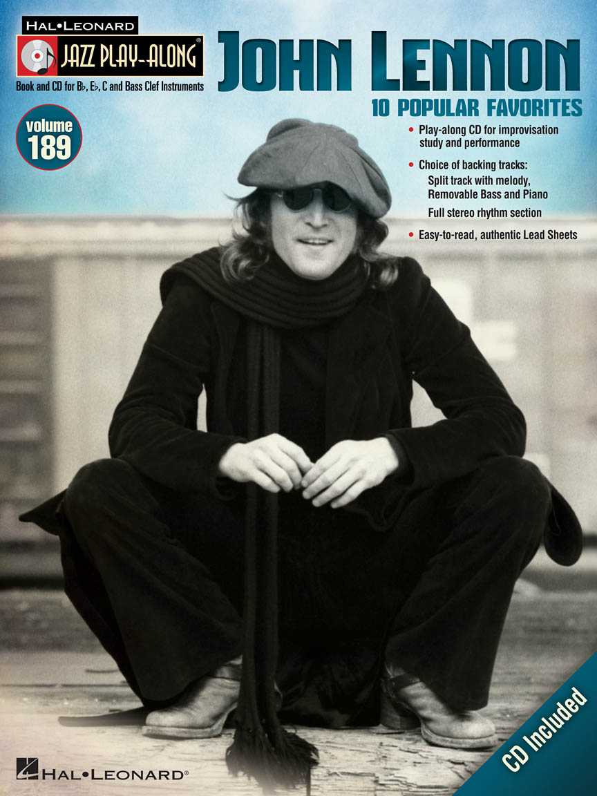 John Lennon Jazz Play-Along Volume 189