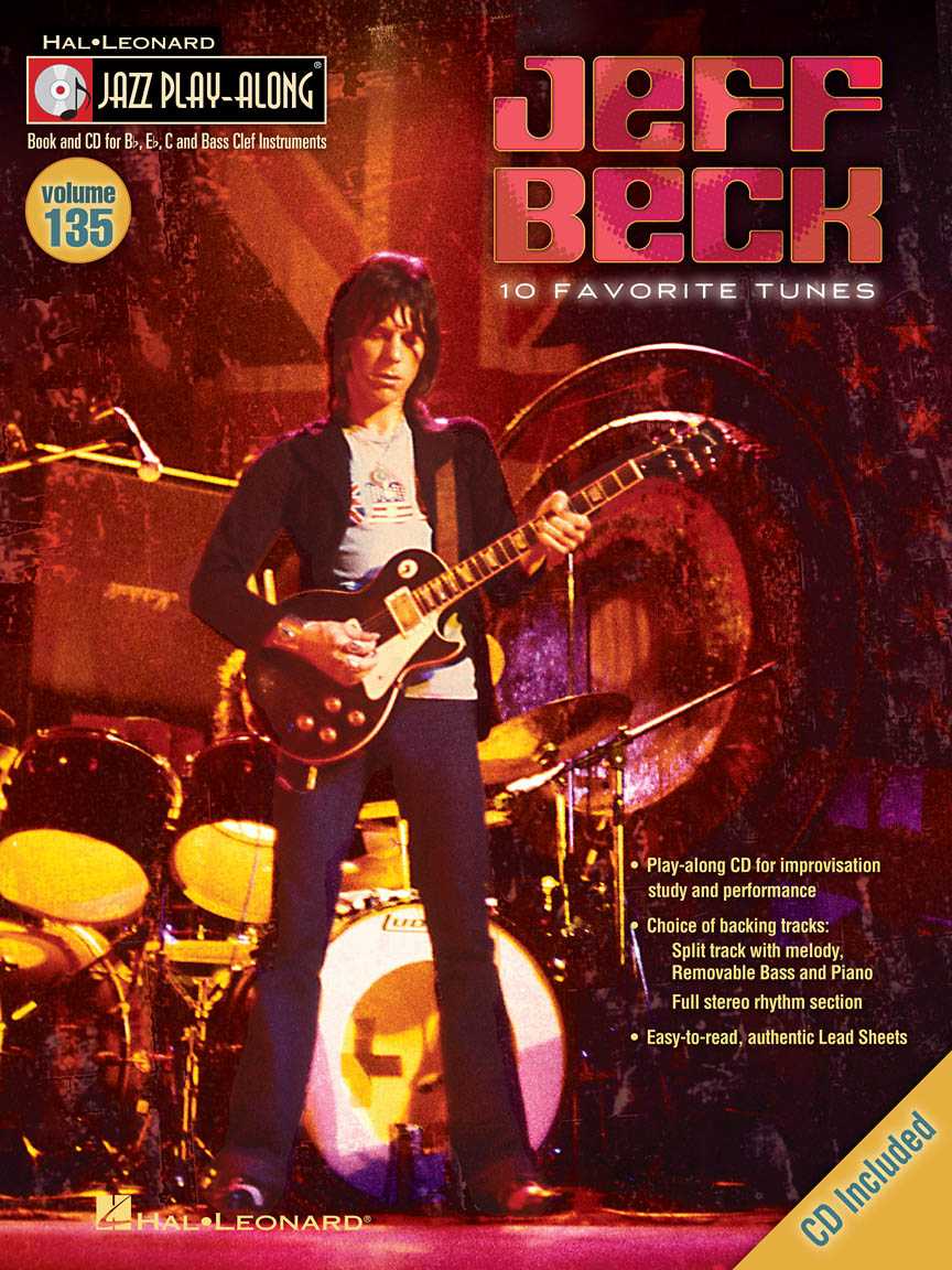 Jeff Beck Jazz Play-Along Volume 135