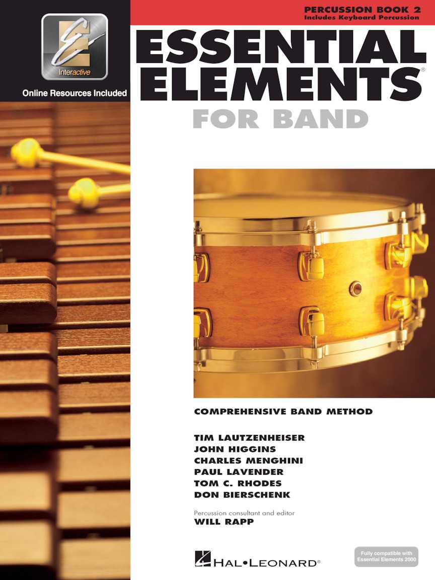 Essential Elements for Band - Book 2 with EEi comprehensive band method