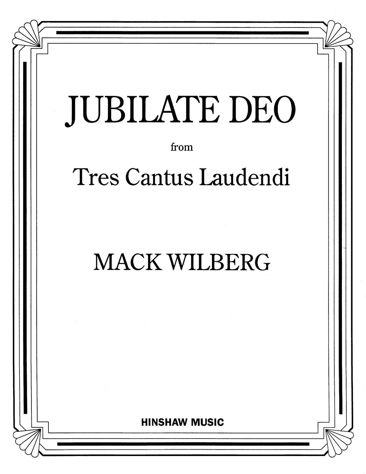 Jubilate Deo 