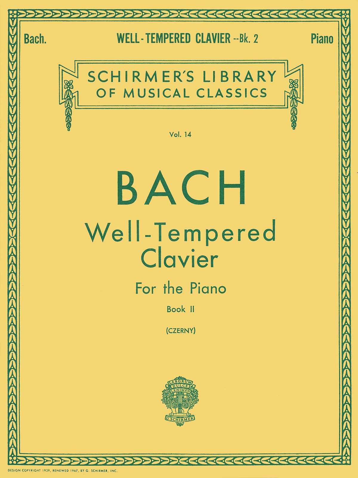 Well Tempered Clavier - Book 2 