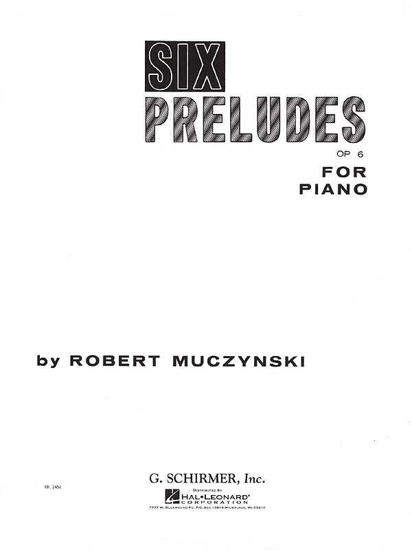 Six Preludes, Op. 6 