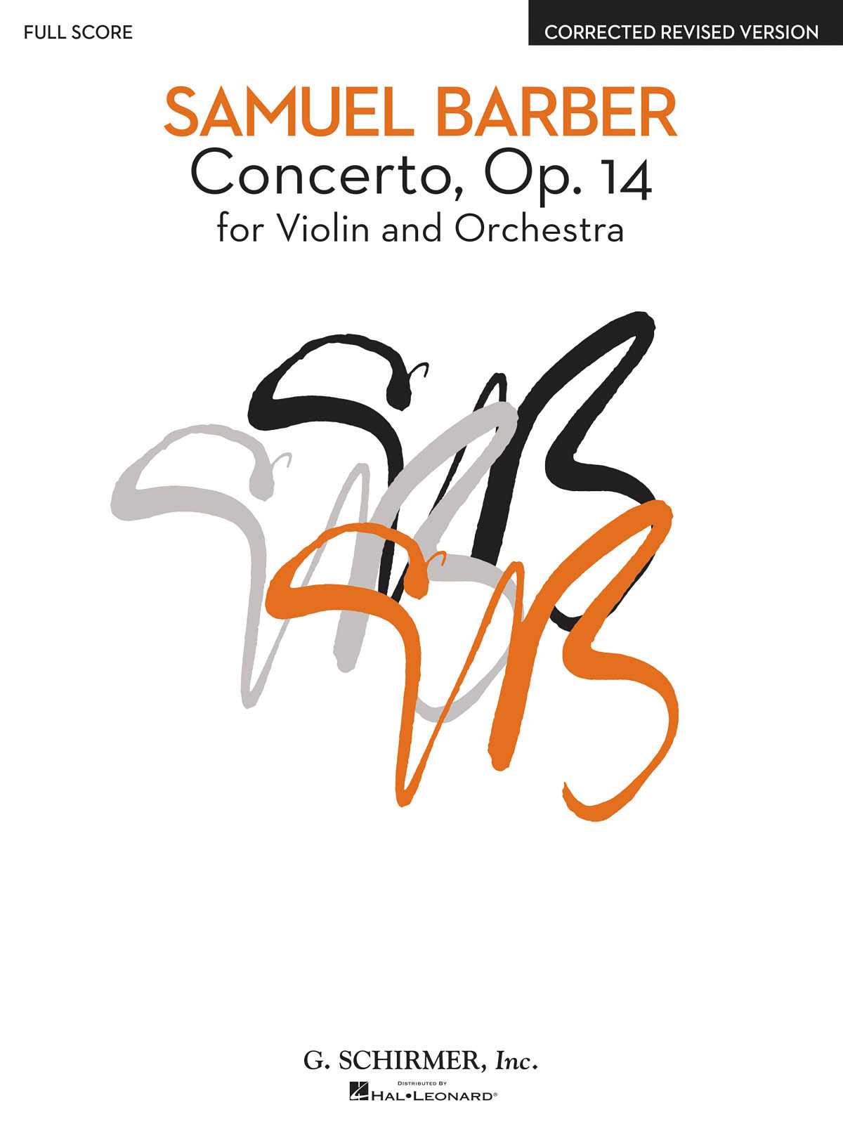 Concerto, Op. 14 - Corrected Revised Version Score