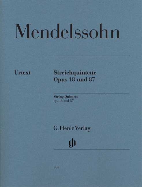 String Quintets Op.18 and 87 String Quintets op. 18 and 87