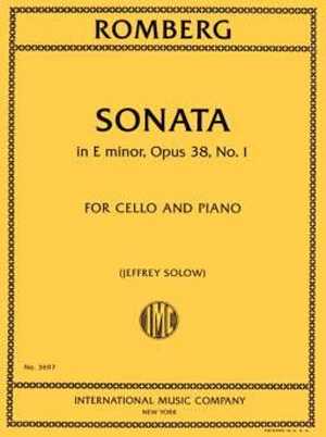 Sonata in E minor, Opus 38, No. 1 