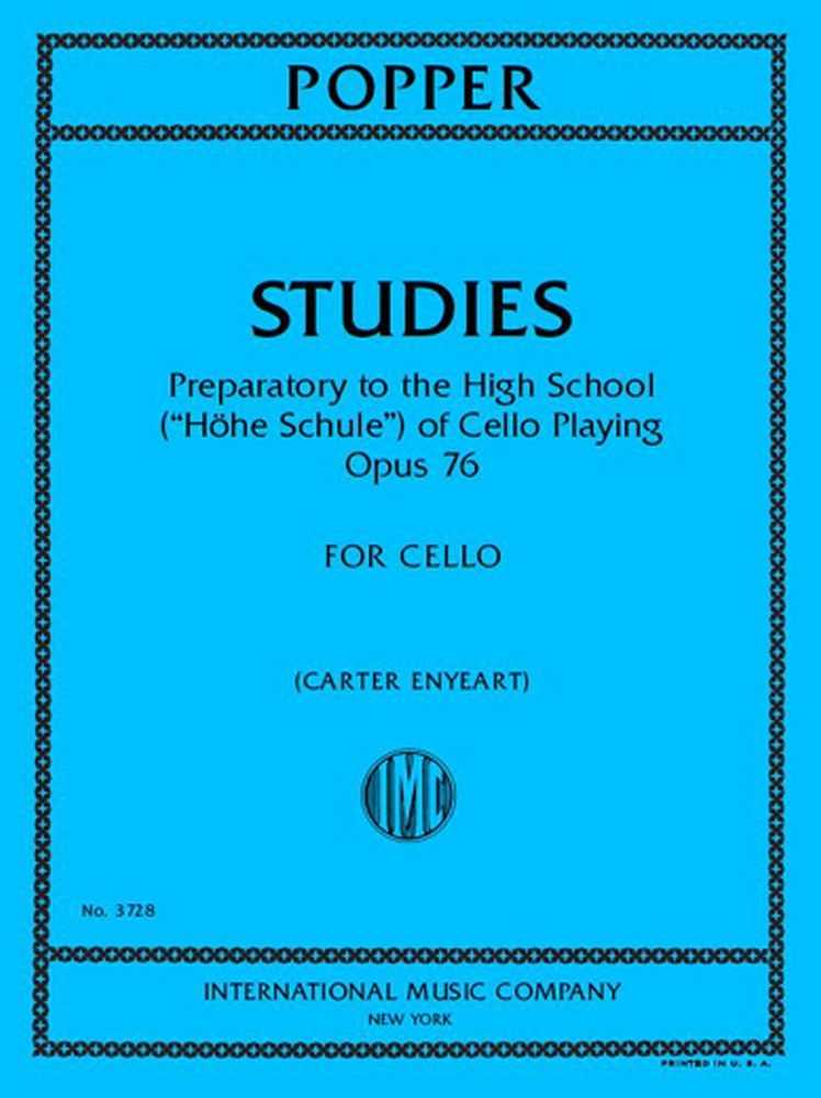 Studies: Preparatory to the High School (Hohe Schule) of Cello Playing, Op. 76