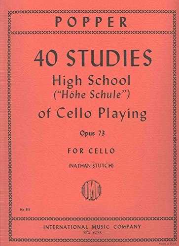 40 Studies - High School of Cello playing op 73 