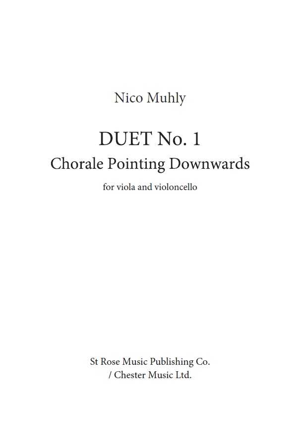 Duet No.1 - Chorale Pointing Downwards 