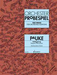 Orchester Probespiel Pauke Klangbeispiele wichtiger Passagen aus der Opern- und Konzertliteratur