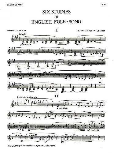 Six Studies In English Folk-Song 