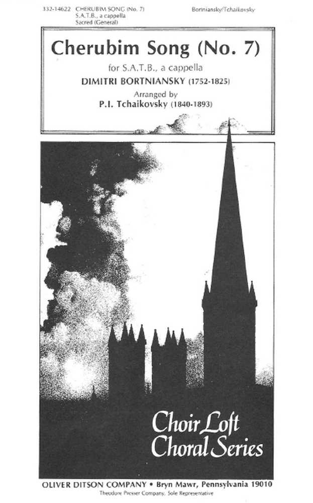 Cherubim Song (No. 7) For Mixed Voices, A Cappella